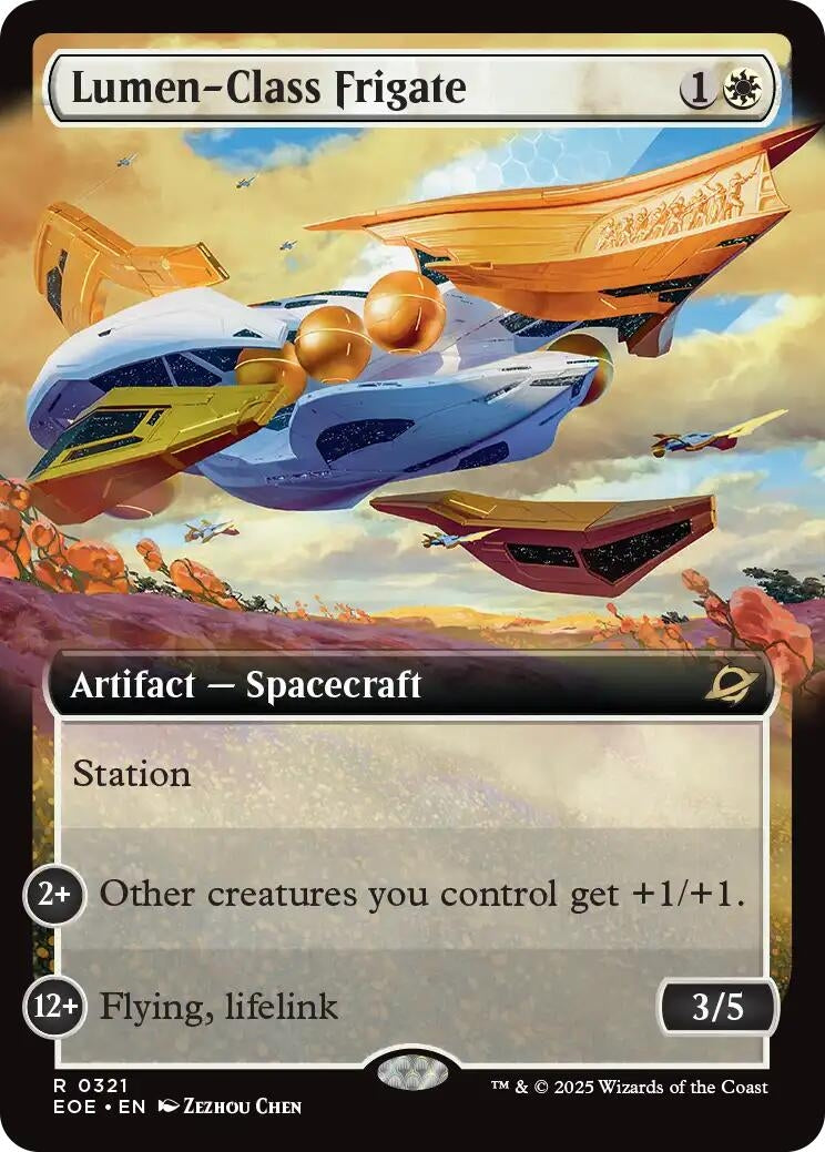 Image for Lumen-Class Frigate (Extended Art) (321) (EOE) - Magic: The Gathering