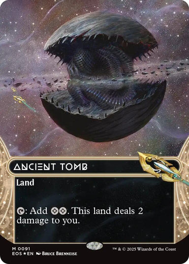 Image for Ancient Tomb (0091) (Borderless) (Galaxy Foil) (91) (EOS) - Magic: The Gathering