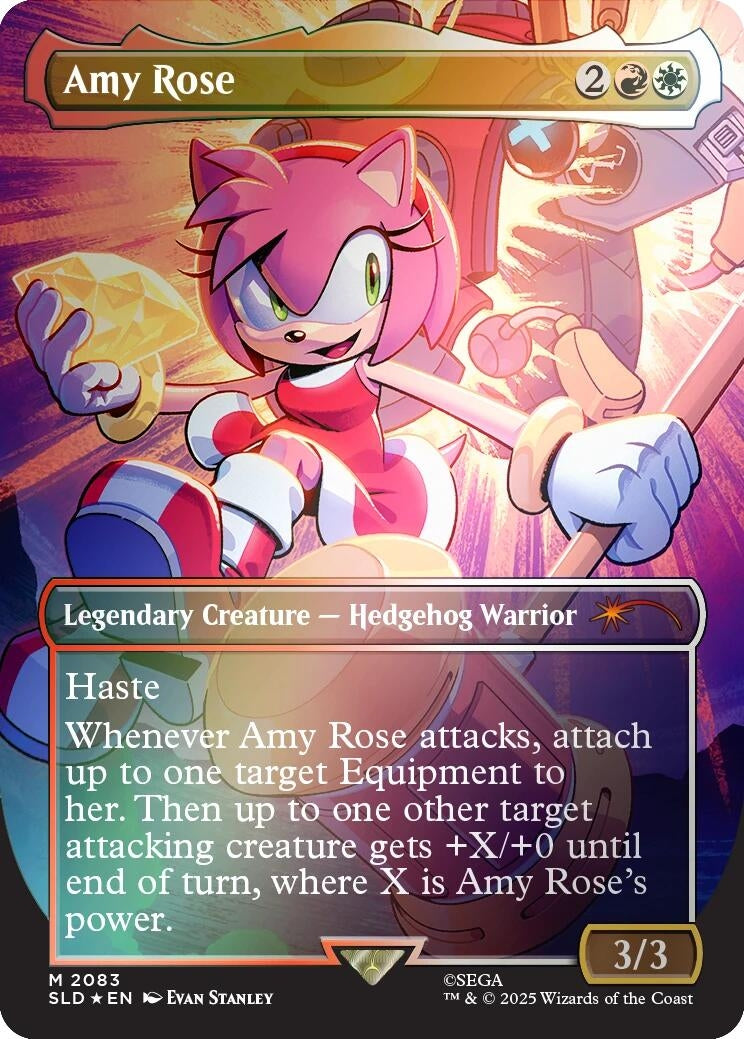 Image for Amy Rose (Rainbow Foil) (2083) (Secret Lair Drop Series) (SLD) - Magic: The Gathering