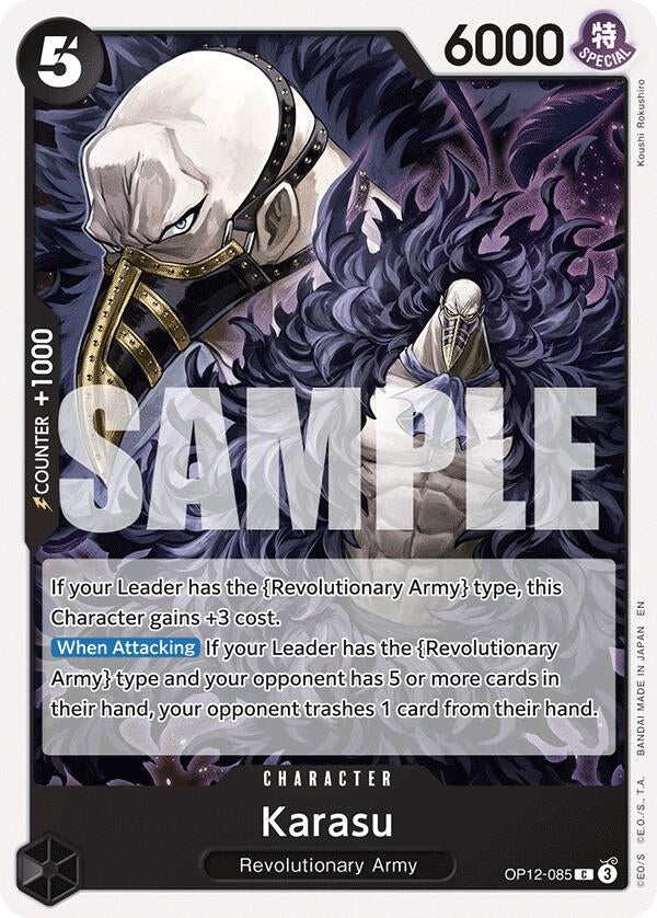 Image for Karasu (OP12-085) (Legacy of the Master) - One Piece Card Game
