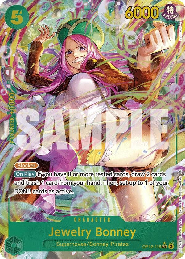 Image for Jewelry Bonney (118) (Alternate Art) (OP12-118) (Legacy of the Master) - One Piece Card Game