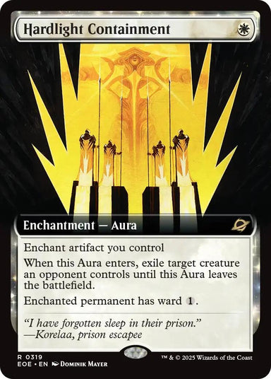 Image for Hardlight Containment (Extended Art) (319) (EOE) - Magic: The Gathering