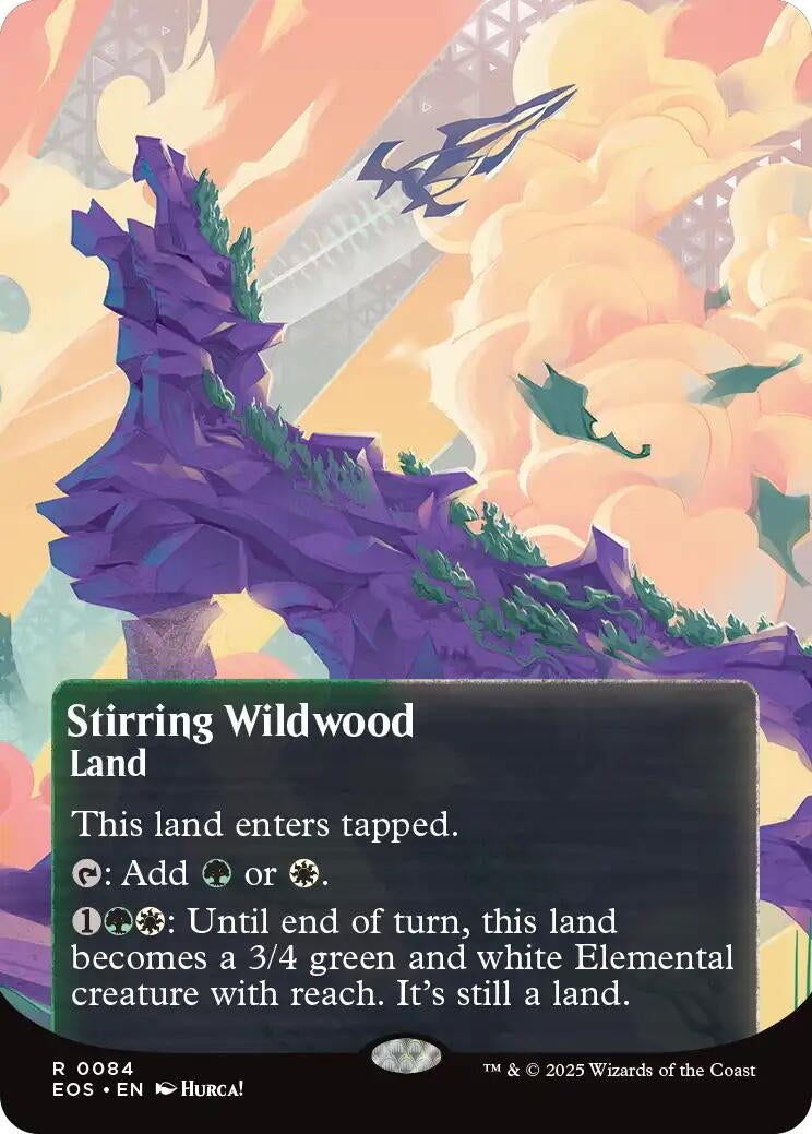 Image for Stirring Wildwood (0084) (Borderless) (84) (EOS) - Magic: The Gathering