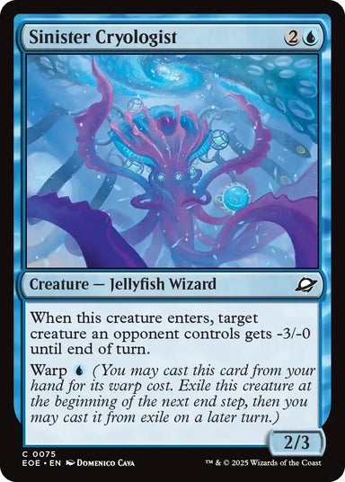 Image for Sinister Cryologist (75) (EOE) - Magic: The Gathering