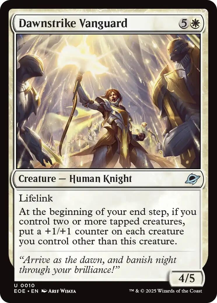 Image for Dawnstrike Vanguard (10) (EOE) - Magic: The Gathering