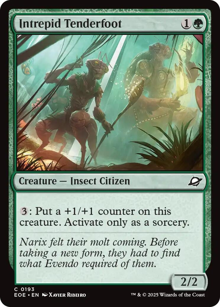 Image for Intrepid Tenderfoot (193) (EOE) - Magic: The Gathering