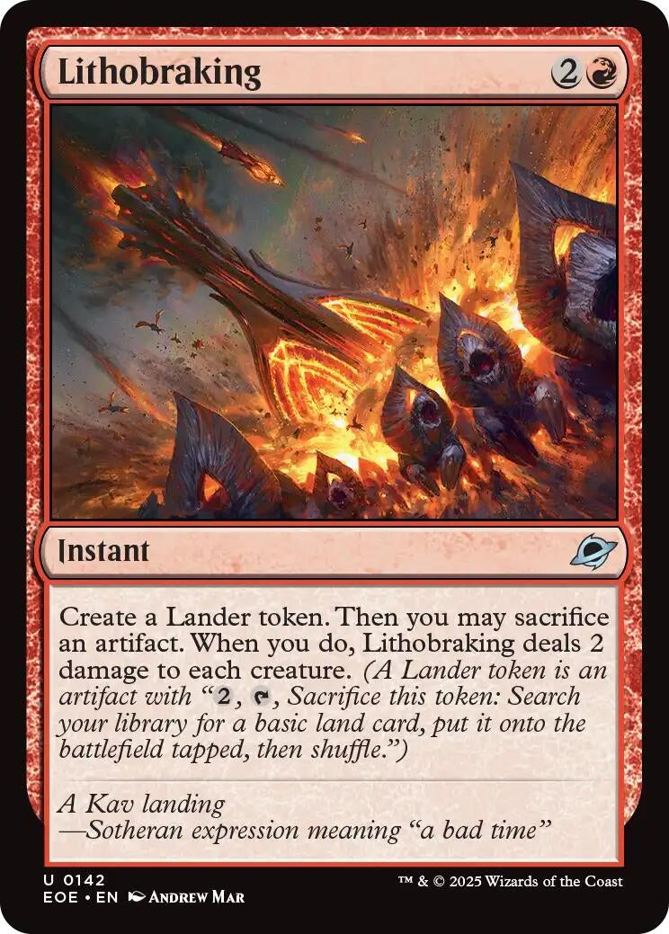 Image for Lithobraking (142) (EOE) - Magic: The Gathering