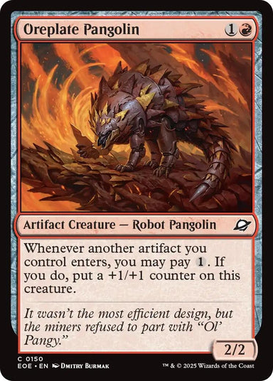 Image for Oreplate Pangolin (150) (EOE) - Magic: The Gathering