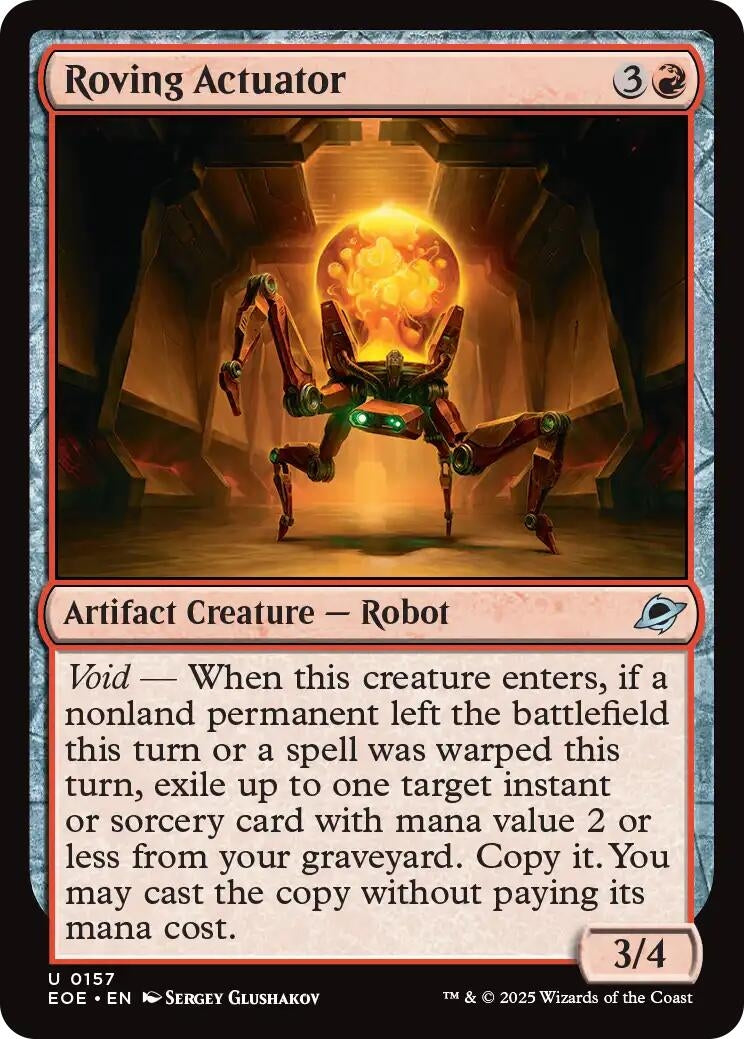 Image for Roving Actuator (157) (EOE) - Magic: The Gathering
