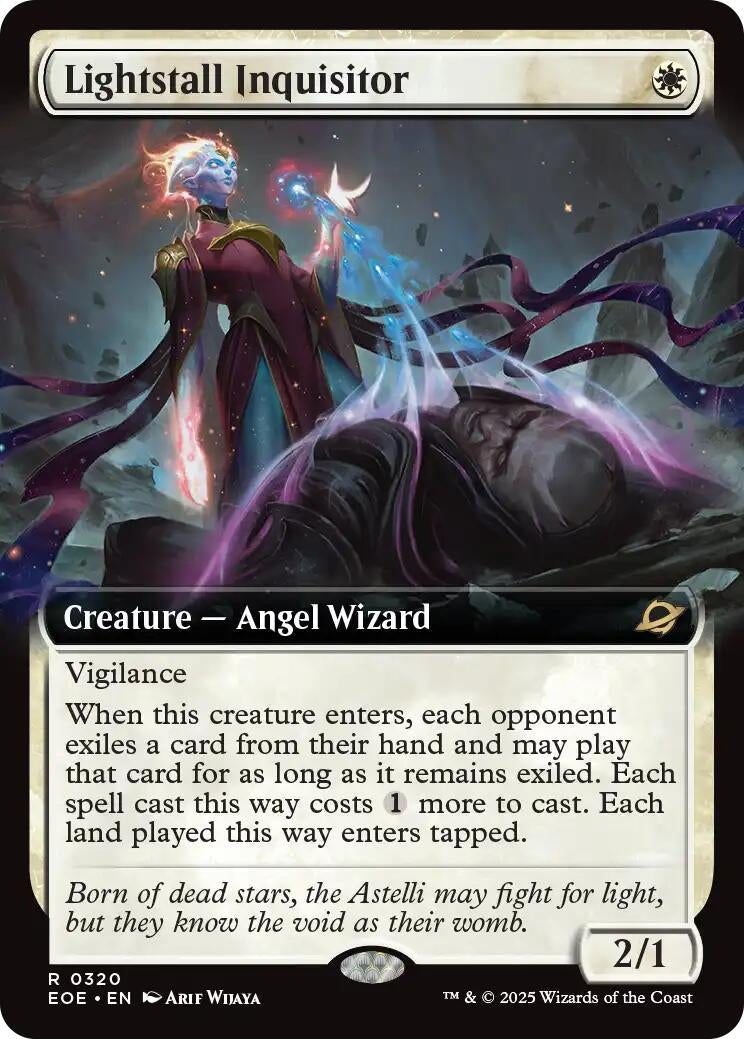 Image for Lightstall Inquisitor (Extended Art) (320) (EOE) - Magic: The Gathering