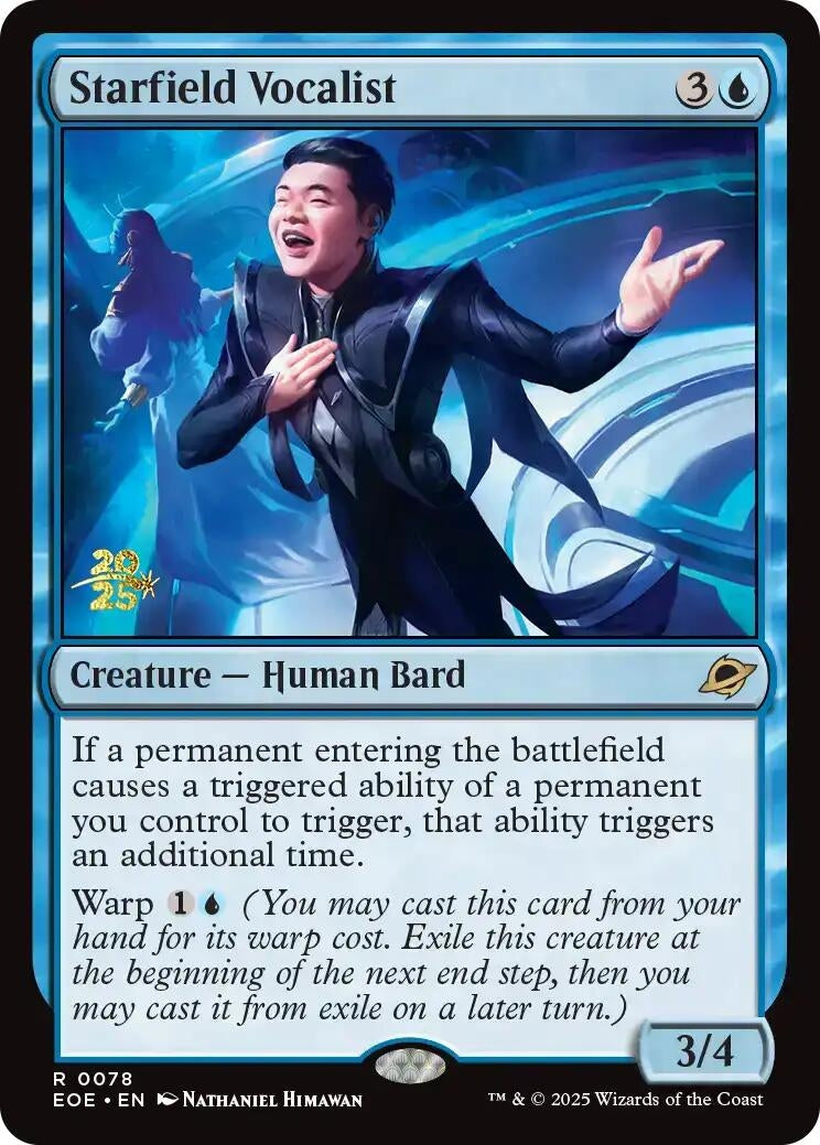 Image for Starfield Vocalist (78) (PRE) - Magic: The Gathering