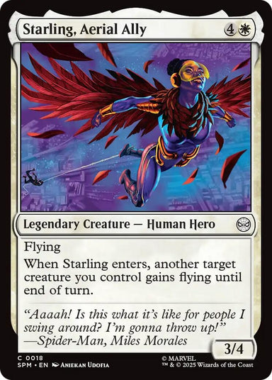 Image for Starling, Aerial Ally (18) (SPM) - Magic: The Gathering