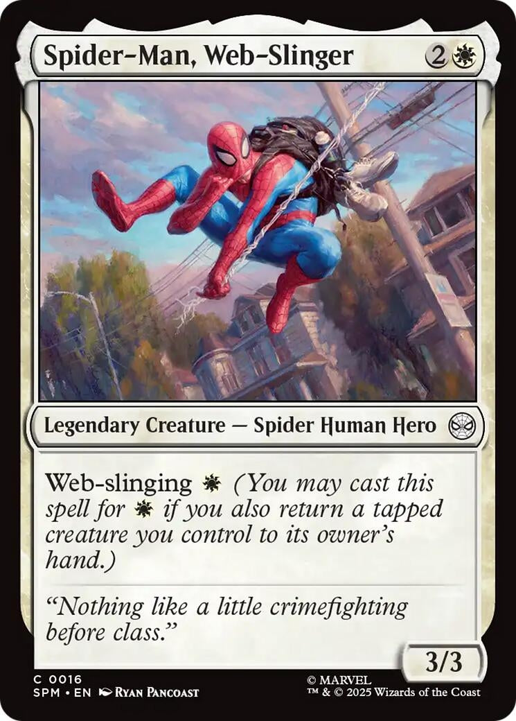Image for Spider-Man, Web-Slinger (16) (SPM) - Magic: The Gathering