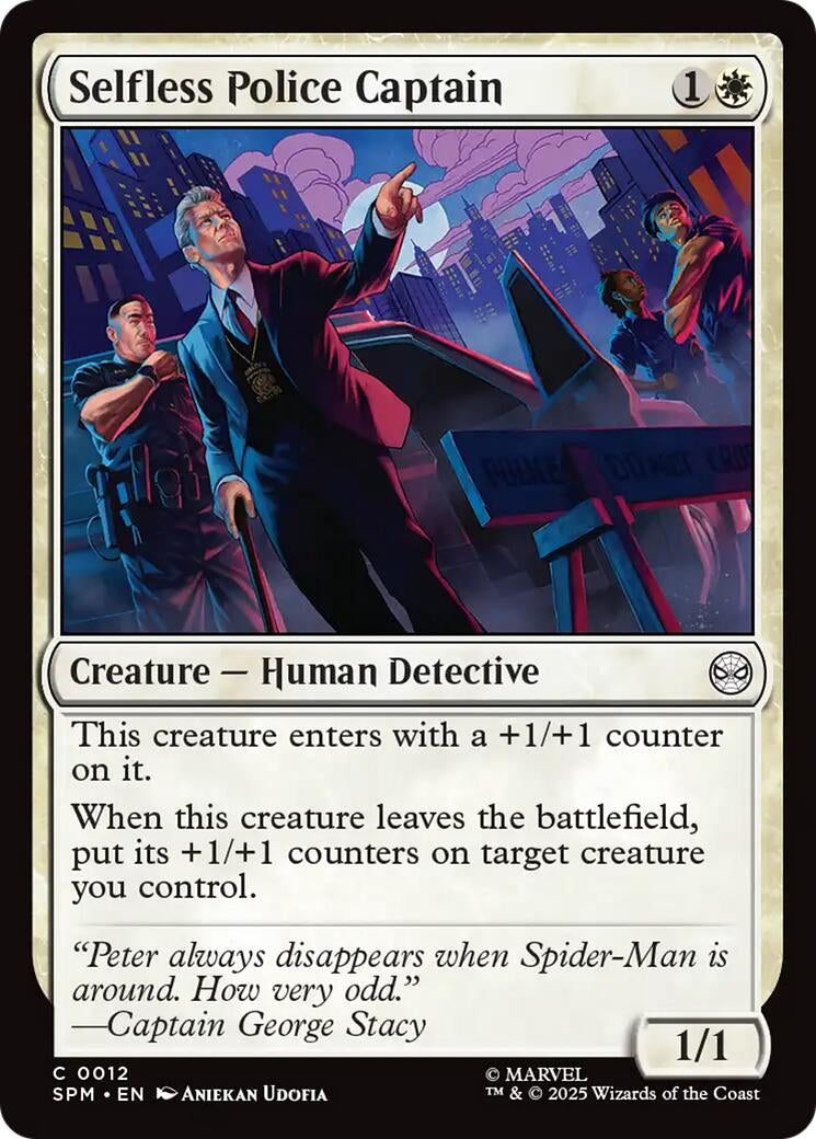 Image for Selfless Police Captain (12) (SPM) - Magic: The Gathering