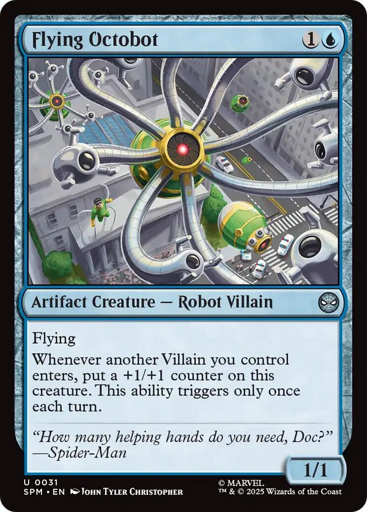Image for Flying Octobot (31) (SPM) - Magic: The Gathering