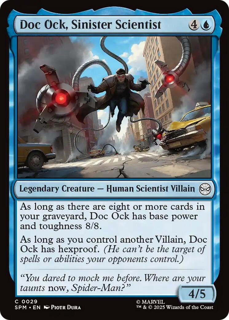 Image for Doc Ock, Sinister Scientist (29) (SPM) - Magic: The Gathering