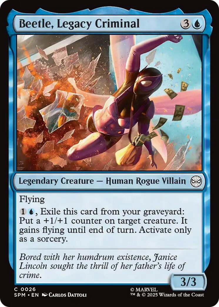 Image for Beetle, Legacy Criminal (26) (SPM) - Magic: The Gathering