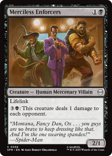 Image for Merciless Enforcers (58) (SPM) - Magic: The Gathering
