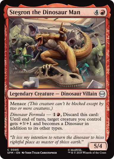 Image for Stegron the Dinosaur Man (95) (SPM) - Magic: The Gathering