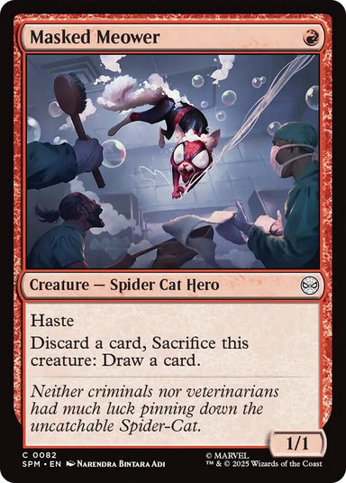 Image for Masked Meower (82) (SPM) - Magic: The Gathering