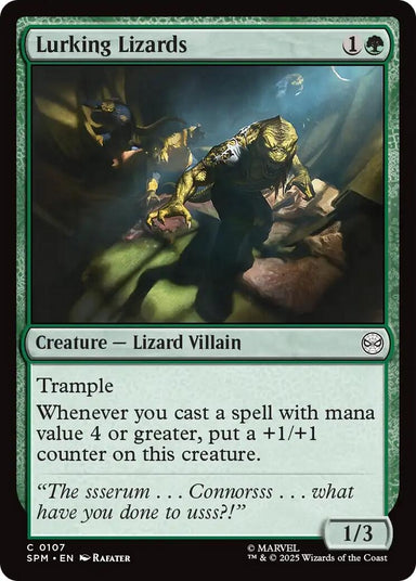 Image for Lurking Lizards (107) (SPM) - Magic: The Gathering