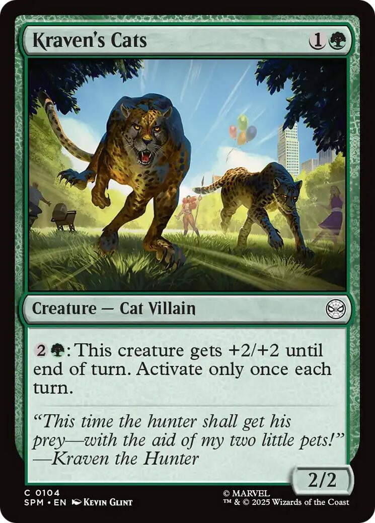 Image for Kraven's Cats (104) (SPM) - Magic: The Gathering