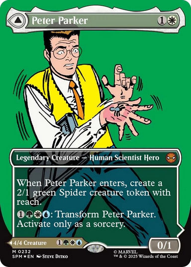 Image for Peter Parker (0232) (Borderless) (232) (SPM) - Magic: The Gathering