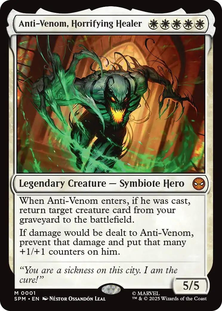 Image for Anti-Venom, Horrifying Healer (1) (SPM) - Magic: The Gathering