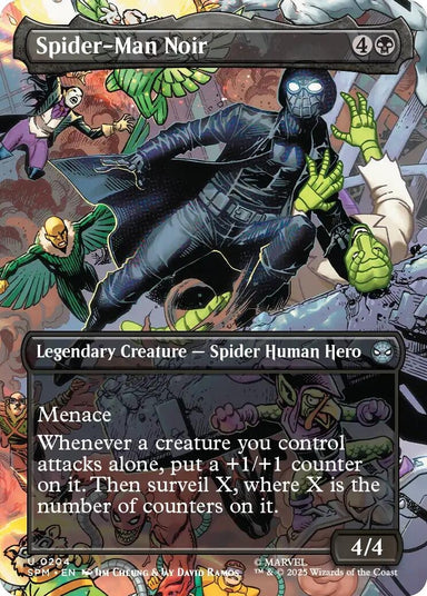 Image for Spider-Man Noir (Borderless) (204) (SPM) - Magic: The Gathering