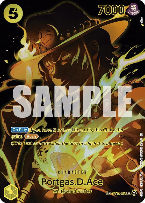 Image for Portgas.D.Ace (SP) (ST13-011) (Legacy of the Master) - One Piece Card Game