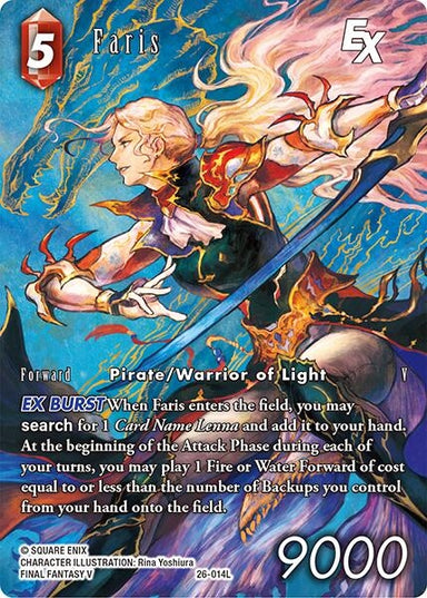 Image for Faris EX (Full Art) (26-014L) (26) - Final Fantasy TCG