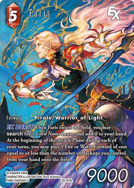 Image for Faris EX (Full Art) (26-014L) (26) - Final Fantasy TCG