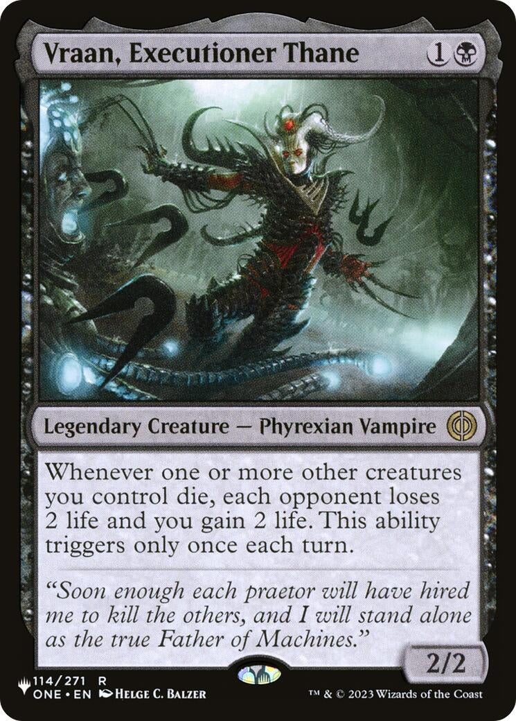Image for Vraan, Executioner Thane (114) (LIST) - Magic: The Gathering