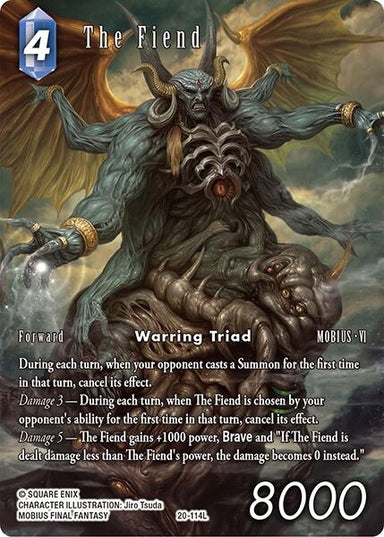 Image for The Fiend (Full Art) (20-114L) (26) - Final Fantasy TCG