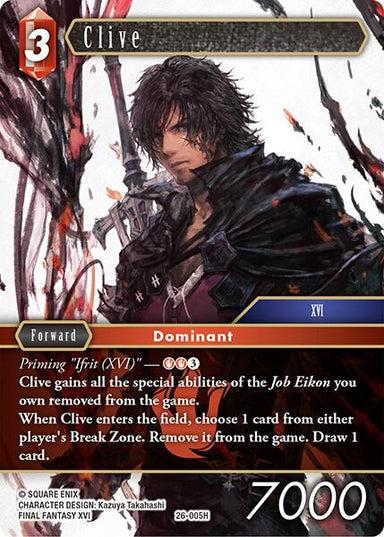 Image for Clive (26-005H) (26) - Final Fantasy TCG