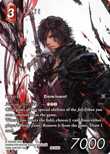 Image for Clive (Full Art) (26-005H) (26) - Final Fantasy TCG