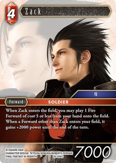 Image for Zack (26-006C) (26) - Final Fantasy TCG