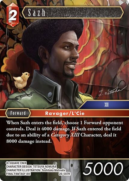 Image for Sazh (26-007R) (26) - Final Fantasy TCG