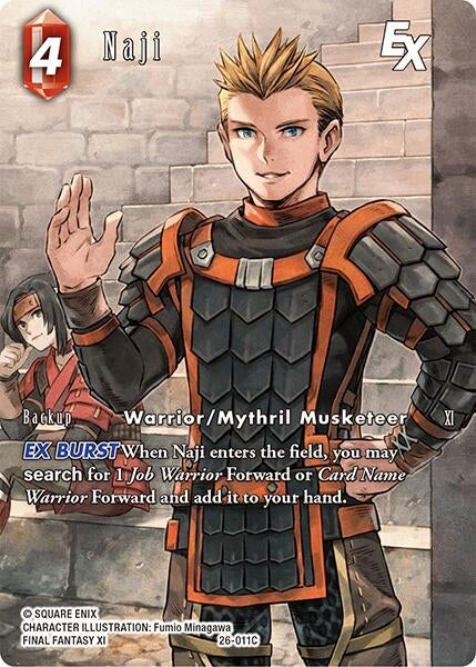 Image for Naji EX (Full Art) (26-011C) (26) - Final Fantasy TCG