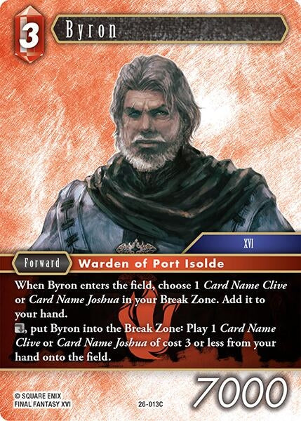 Image for Byron (26-013C) (26) - Final Fantasy TCG