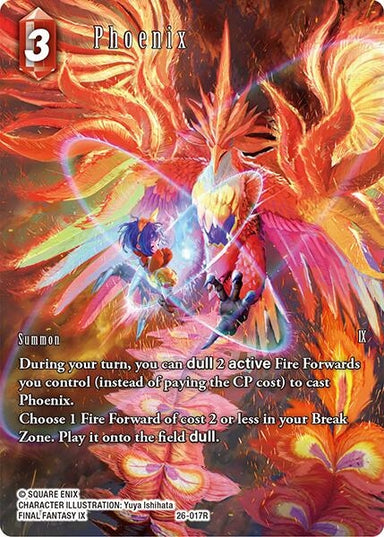 Image for Phoenix (Full Art) (26-017R) (26) - Final Fantasy TCG