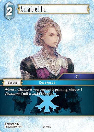 Image for Anabella (26-021C) (26) - Final Fantasy TCG