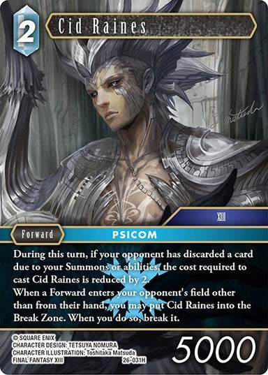 Image for Cid Raines (26-031H) (26) - Final Fantasy TCG