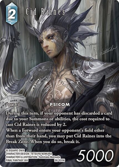 Image for Cid Raines (Full Art) (26-031H) (26) - Final Fantasy TCG