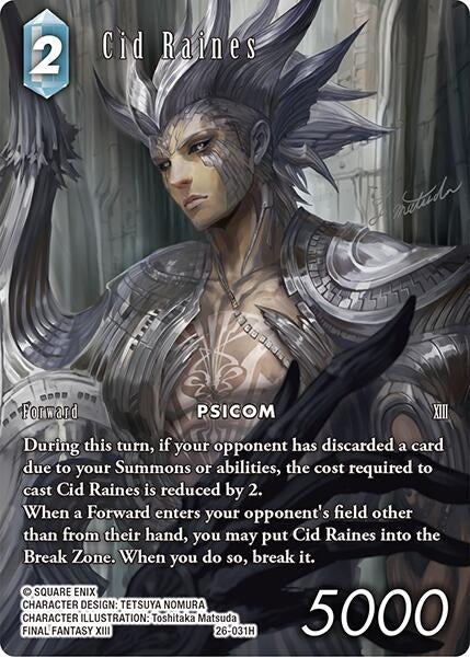 Image for Cid Raines (Full Art) (26-031H) (26) - Final Fantasy TCG