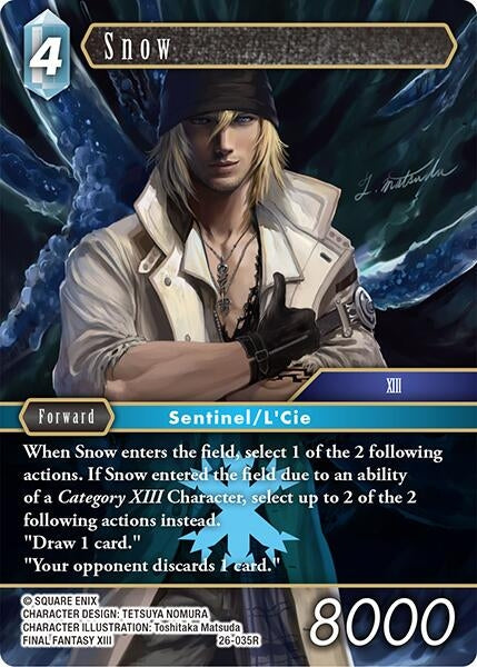 Image for Snow (26-035R) (26) - Final Fantasy TCG