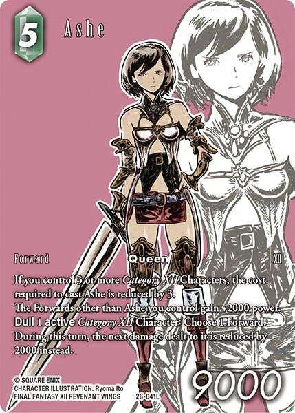 Image for Ashe (Full Art) (26-041L) (26) - Final Fantasy TCG