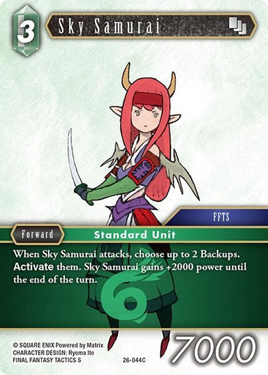 Image for Sky Samurai (26-044C) (26) - Final Fantasy TCG