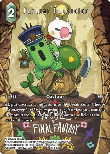 Image for Cactuar Conductor (Full Art) (26-049R) (26) - Final Fantasy TCG
