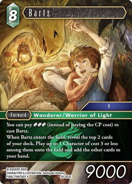 Image for Bartz (26-053L) (26) - Final Fantasy TCG